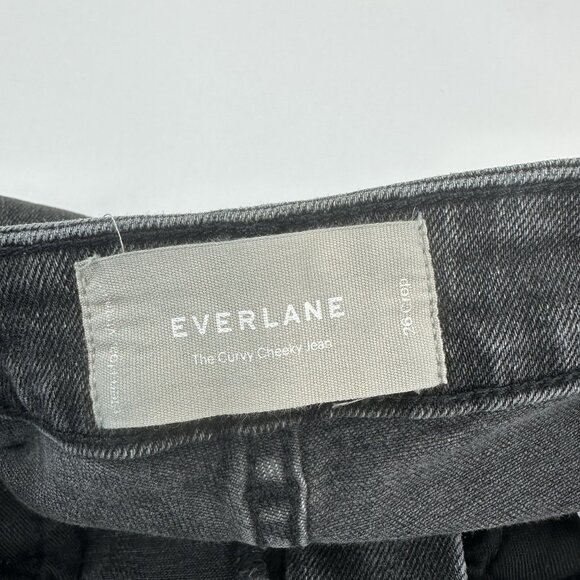 Everlane Women's Black The Curvy Cheeky Minimalist Jean W26/L26 Crop‎ - Picture 5 of 13